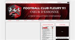 Desktop Screenshot of fleuryfoot91.com